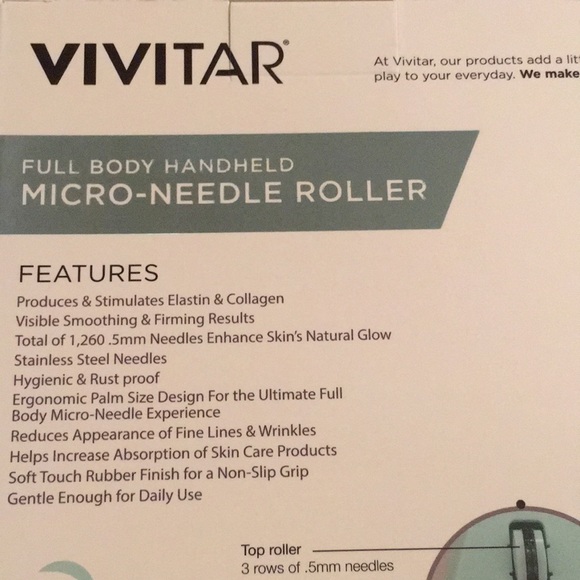 Vivitar full body micro-needle roller handheld pal size new 0.5MM - Picture 7 of 12